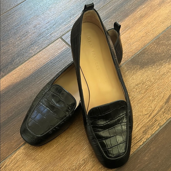 Dear Frances Black Croc Leather Cruise Loafer - Picture 2 of 11